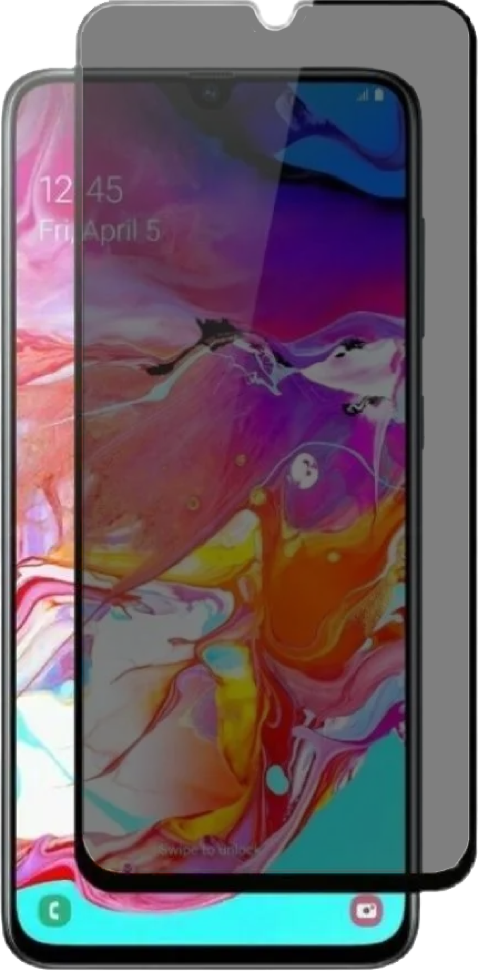 Защитное стекло Антишпион для Samsung Galaxy A33 5G, 1шт