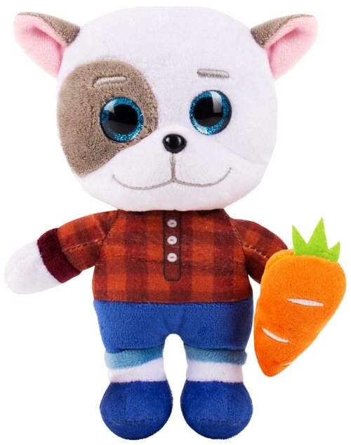 Кошечки-Собачки. Мягкая игрушка Жоржик с морковкой, 22 см.