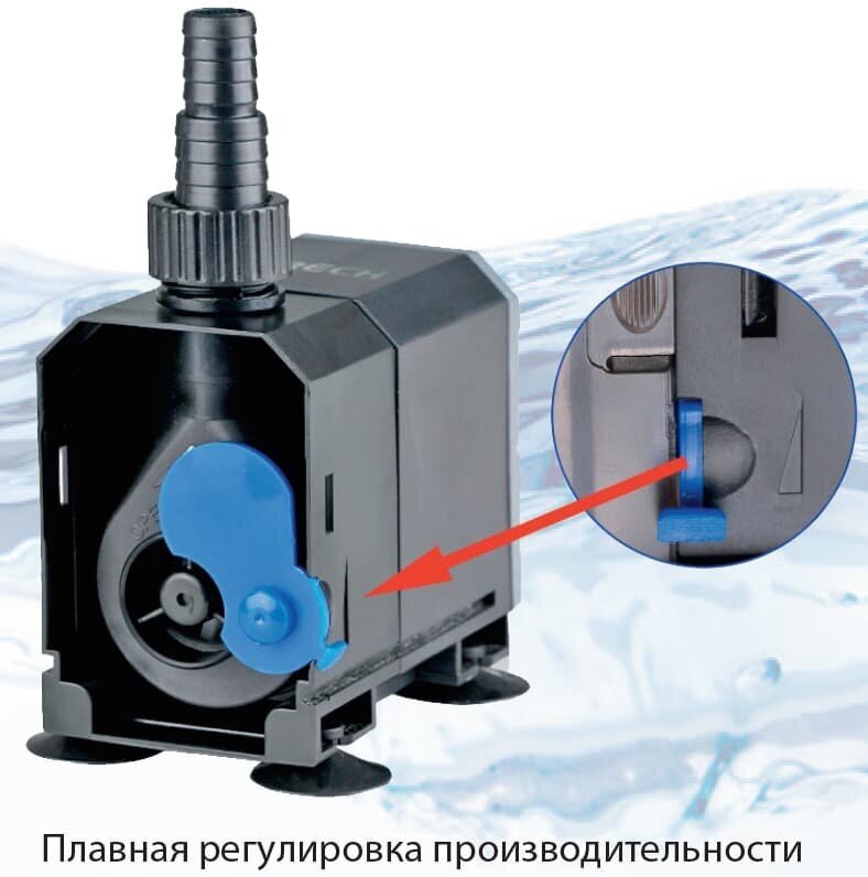 Помпа с регулятором потока SunSun CHJ-6000 - фотография № 2