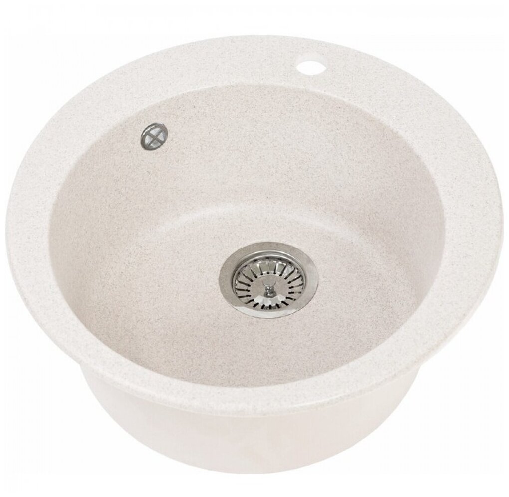 Кухонная мойка врезная GreenStone GRS-05-331 белый