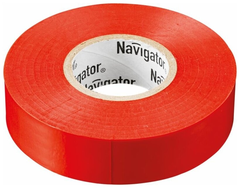 Изолента ПВХ 15мм (рул.10м) красн. NIT-B15-10/R Navigator 71230