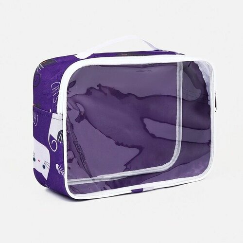 фото Косметичка 18х18, , сиреневый нет бренда