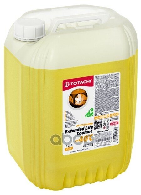 Охлаждающая Жидкость Totachi Elc Yellow -40C 10Л TOTACHI арт. 43710