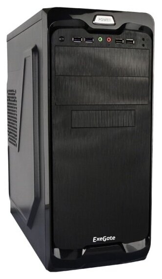 Корпус Exegate UN-604 Black ATX без БП EX269439RUS