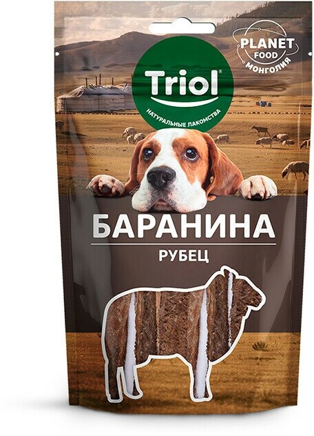 Триол PLANET FOOD Лакомство для собак "Рубец бараний", 30г