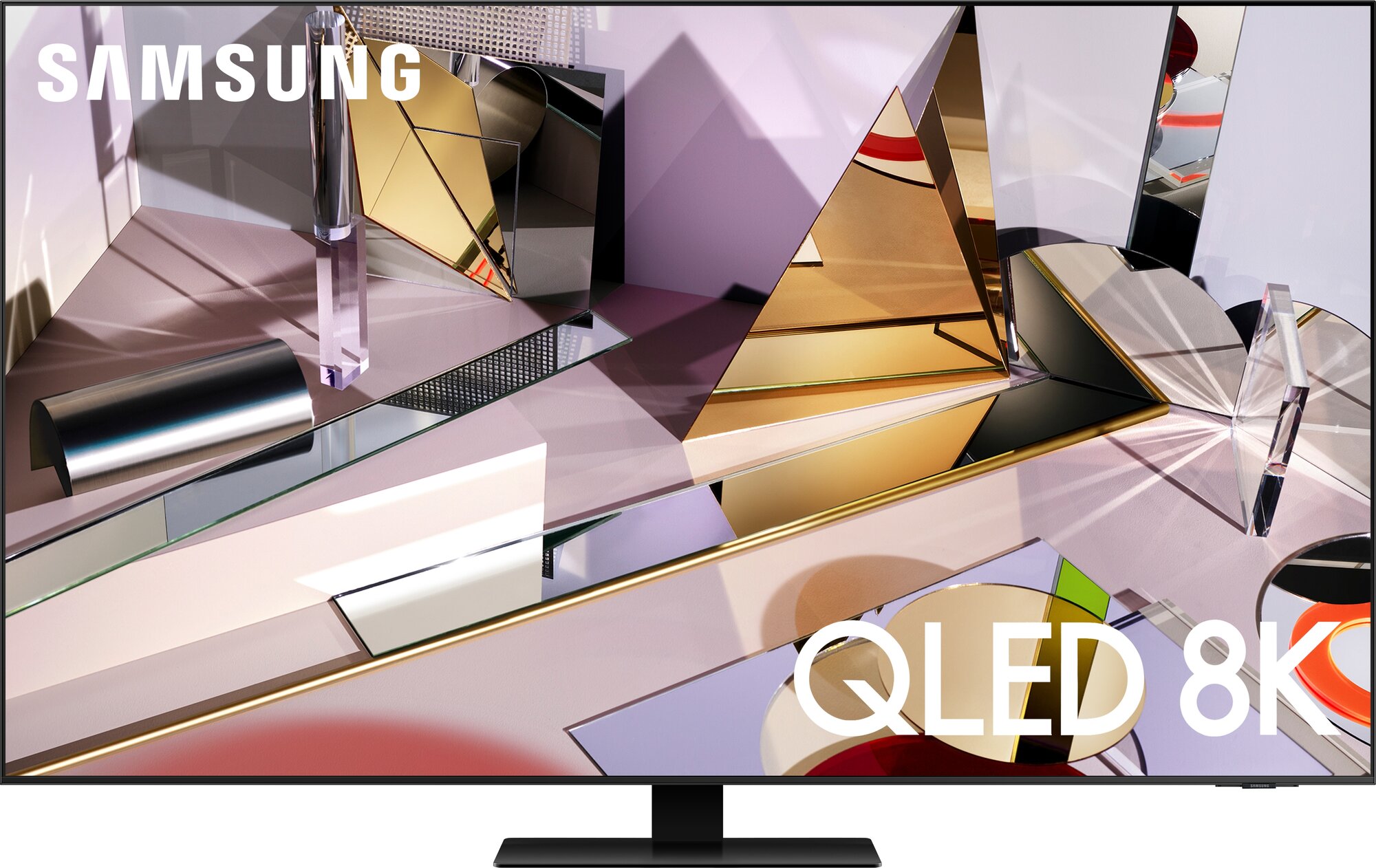 55" Телевизор Samsung QE55Q700TAU 2020 QLED, HDR, черный титан