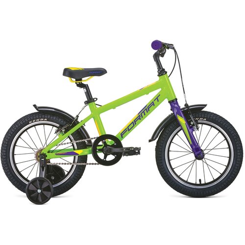 фото Детский велосипед format kids 16 2021, зеленый, рама one size