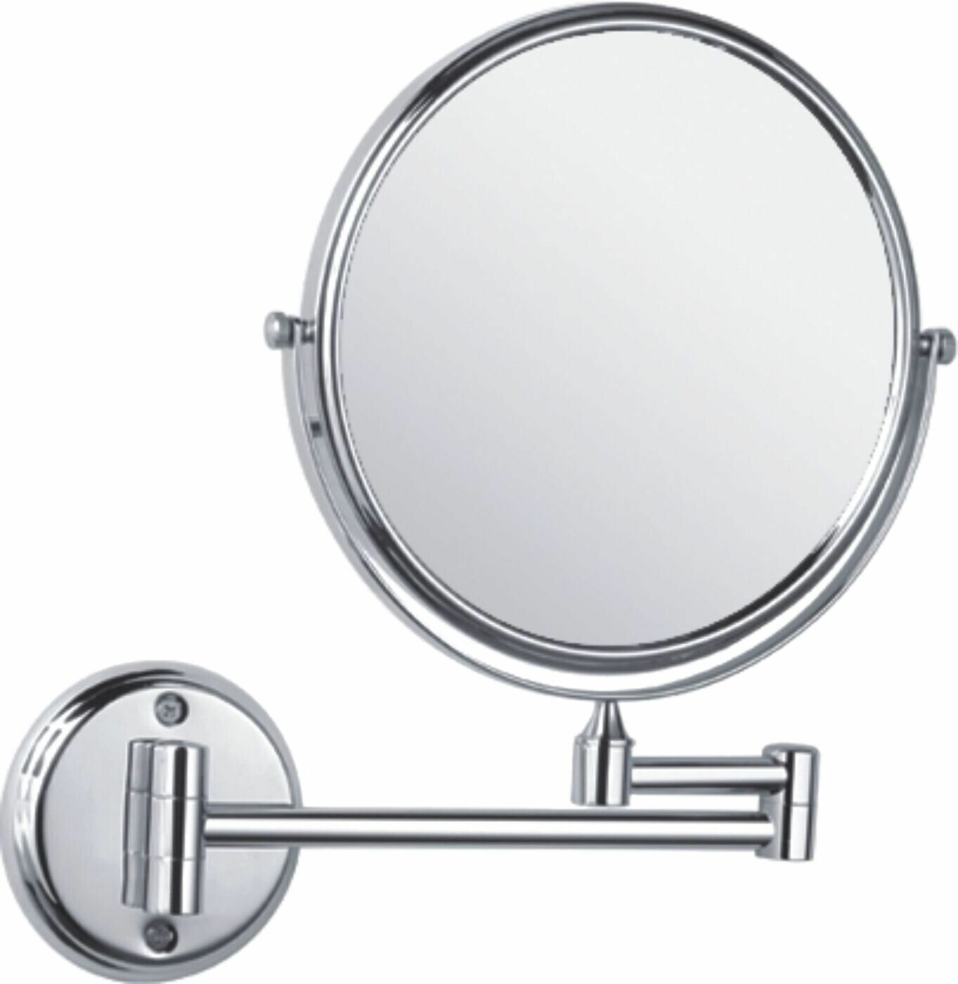 HAIBA Зеркало для ванны увеличительное настенное, хромированное - HB6106 - фотография № 1