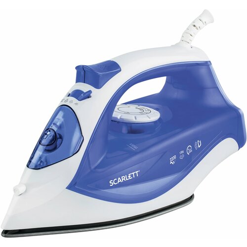 Утюг SCARLETT SC-SI30K23 2200 Вт керамическое покрытие самоочистка синий 351200₽