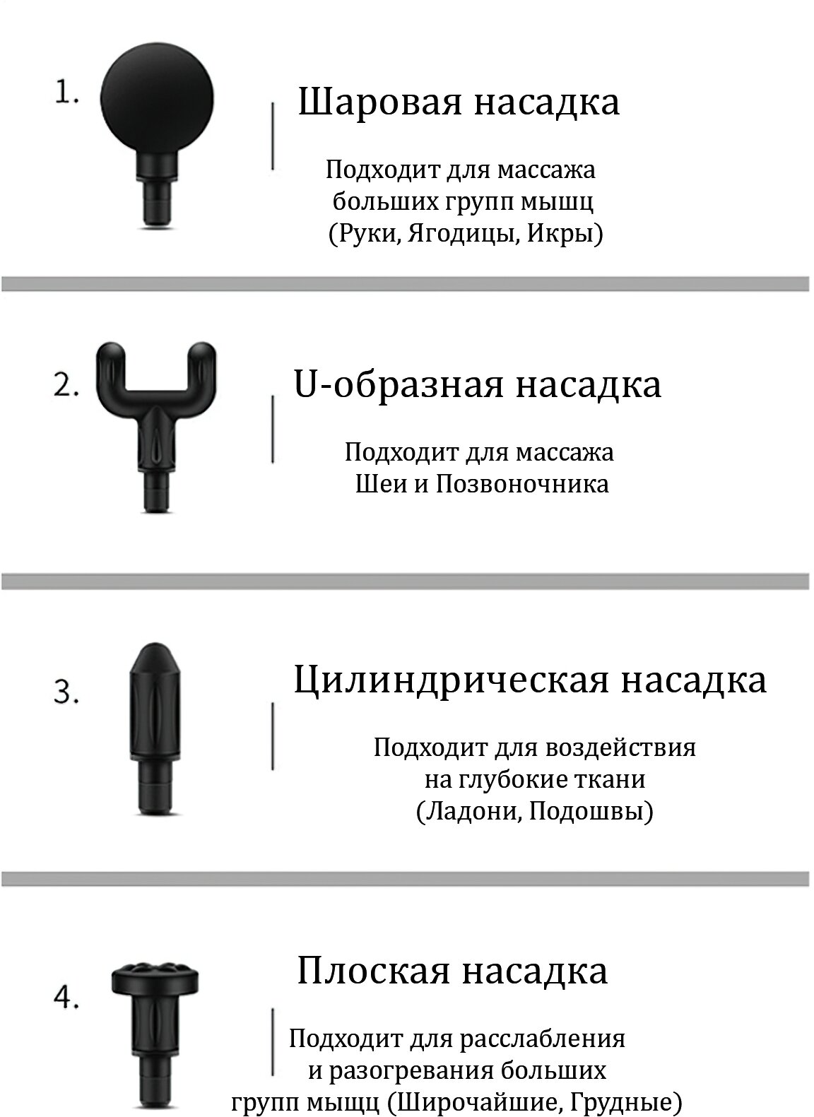 Перкуссионный массажер для тела электрический VIRG Mini Massage Gun, черный - фотография № 6