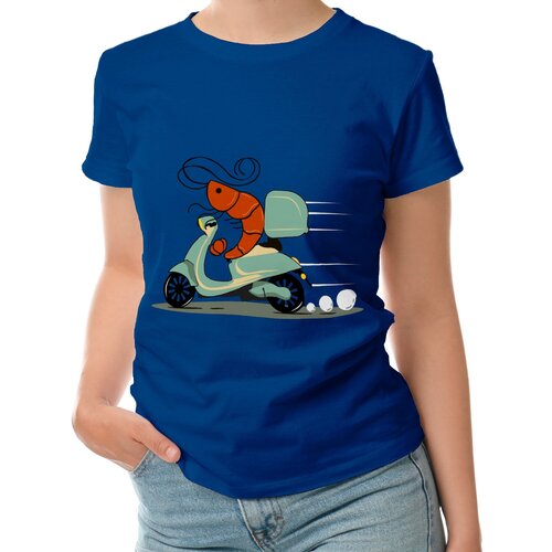 фото Футболка roly, размер l, синий