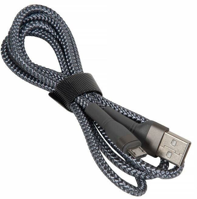 Аксессуары / Кабель USB REMAX RC-124m Jany Series для Micro USB, 2.4А, длина 1.0м, серебристый