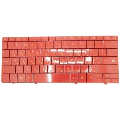 Клавиатура для HP Mini 1000 1100 Красная pn 496688-001 504611-001 6037B0035501 MP08C13US-930 1490₽