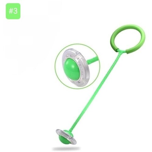 Нейроскакалка на одну ногу со светящимся LED-роликом