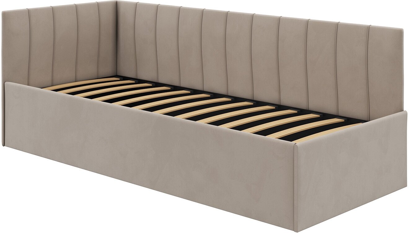Кровать c подъёмным механизмом Hoff Мика, 90х200 см, цвет бежевый