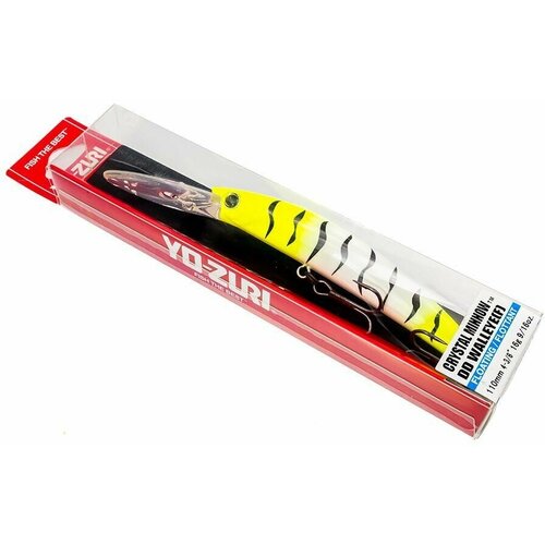 Воблер Yo-Zuri CRYSTAL MINNOW DD WALLEYE 110F R1206-CLT (110 мм, 16 гр, до 3 м, плавающий)
