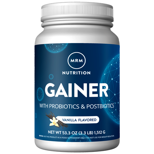 Гейнер MRM Gainer, 1512 г, ваниль mrm nutrition гейнер шоколад 1 млрд пробиотиков 1512 г 3 3 фунта