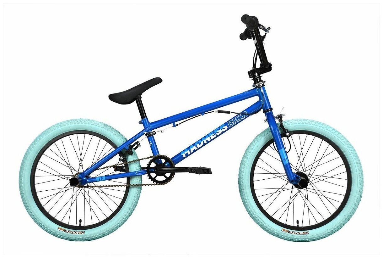 Велосипед Stark Madness BMX 2 (2023) 9" синий/белый/голубой