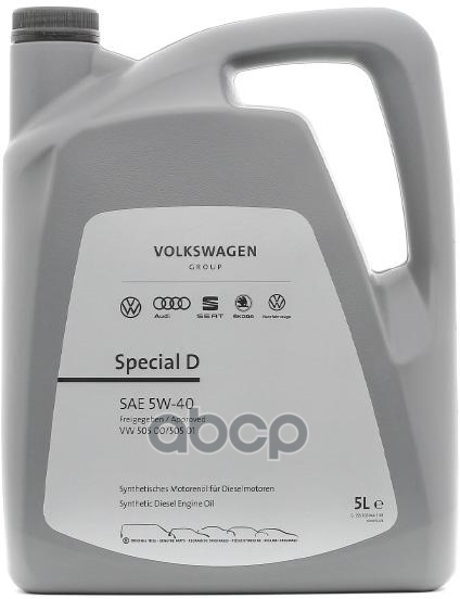 Vw 5W40 (5 Liter) D Gs55505m4 VAG арт. GS55505M4