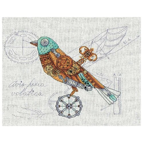 фото Panna набор для вышивания птица механическая 14 x 13.5 см (m-1871)