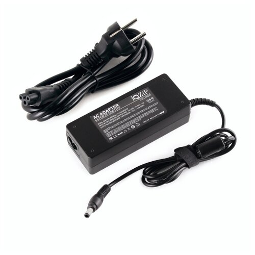 фото Блок питания iqzip для монитора lg, acer, benq, nec, sony, viewsonic, hp, lg, compaq, proview. 12v 5a (60w), штекер: 5.5 x 2.5 мм, (с сетевым кабелем), pn: ch-1205