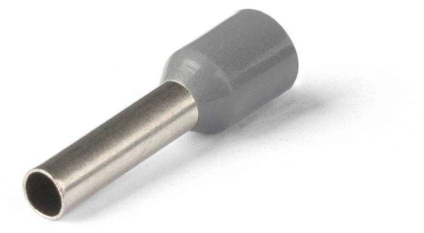 фото Штыревой втулочный изолированый наконечник КВТ (НШВИ) 4,0-12 (комплект 100шт)