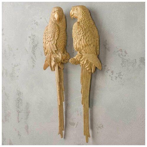 Набор из 2-х настенных украшений Set Of 2 Wall Decoration Parrots