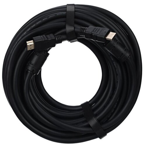 Кабель HDMI-19M --- HDMI-19M ver 2.0+3D/Ethernet,2 фильтра 15m Telecom VCOM Telecom HDMI (m) - HDMI (m) 15м (TCG200F-15M) telecom tcg200f 15m