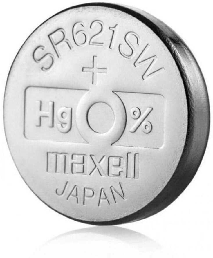 Батарейка Maxell 363/364 (SR621SW) BL1 Silver Oxide, 1 шт