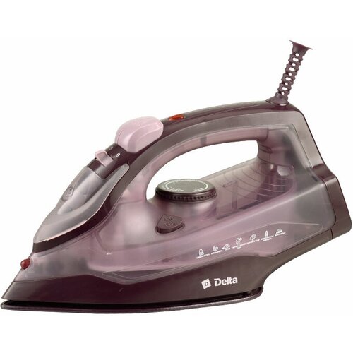 Утюг 2400ВТ керамич Покрытие С отпар Самоочист антинак терморег корич DELTA 3241₽
