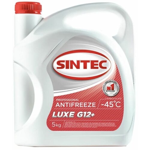 Антифриз Sintec Luxe G12+ Готовый -45c Красный 5 Кг 613503 SINTEC арт. 990560