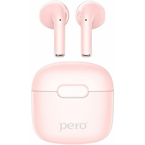 Наушники PERO TWS05 спортивные Bluetooth внутриканальные светло-розовый ptws05cp 146600₽