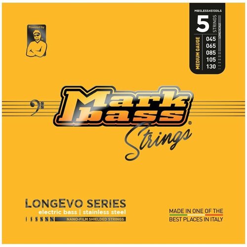 Markbass Longevo Series MB5LESS45130LS струны для 5-стр. баса, 45-130, сталь, с защитным покрытием