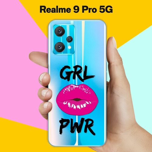 Силиконовый чехол на realme 9 Pro 5G Girl Power / для Реалми 9 Про силиконовый чехол на realme 9 pro реалми 9 про evil girl