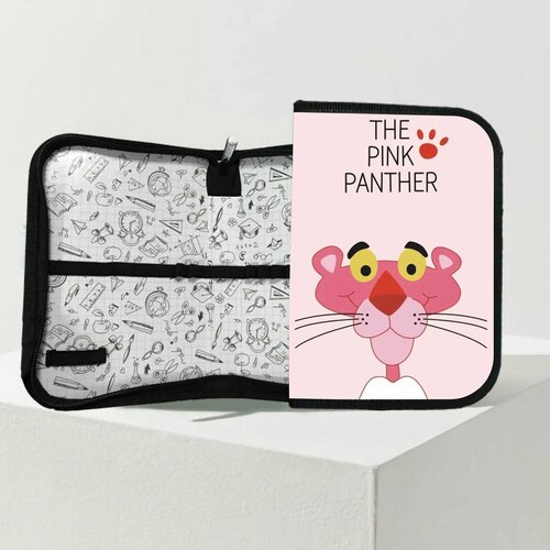 Пенал школьный Розовая пантера - The Pink Panther № 6 cute pink panther keychains creative bell style pink panther key chain cen and women car bags pendant accessories key ring