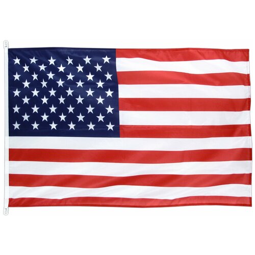 Флаг США с карабинами 90х135 см