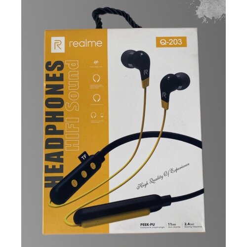 Наушники беспроводные спортивные bluetooth REALME Q-203 110000₽