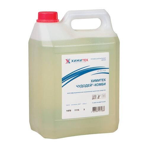 Средство для мойки пищевого оборудования Химитек Чудодей-Комби 5 л (концентрат)