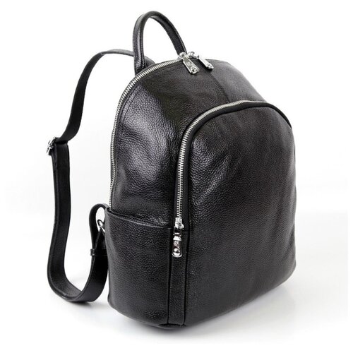 фото Женский кожаный рюкзак sergio valentini са 2351/блек