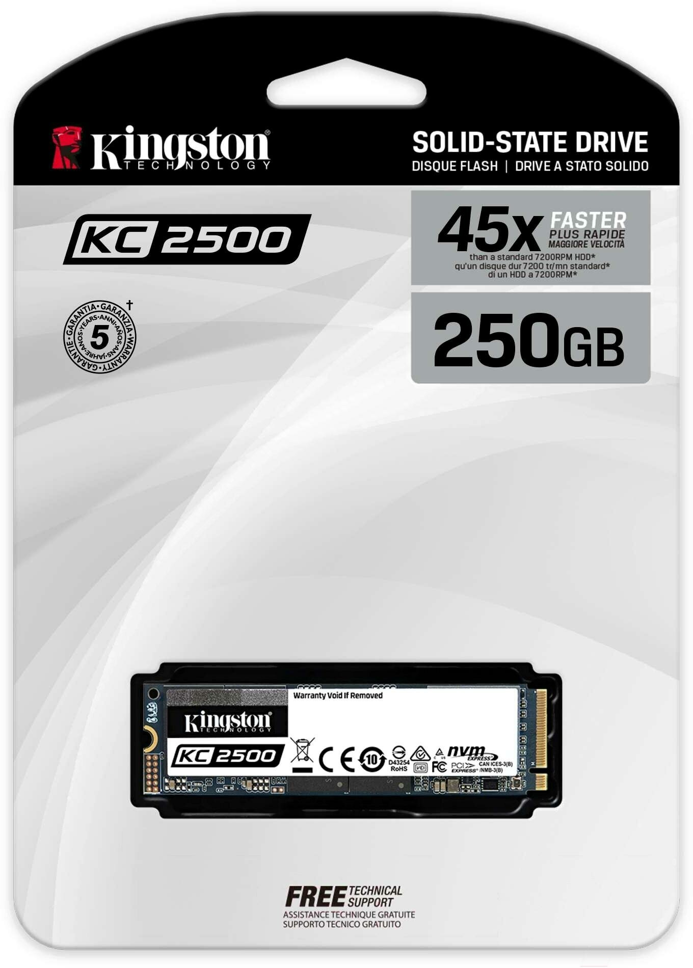 Накопитель SSD Kingston SNV2S/250G - фото №10