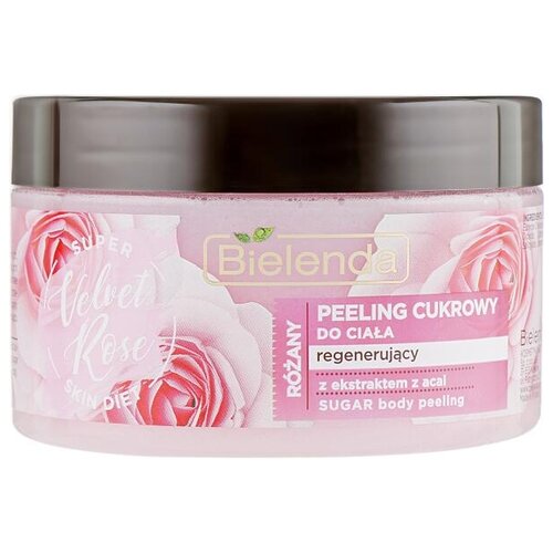 Bielenda Super skin diet Скраб для тела Velvet rose, 350 мл, 350 г