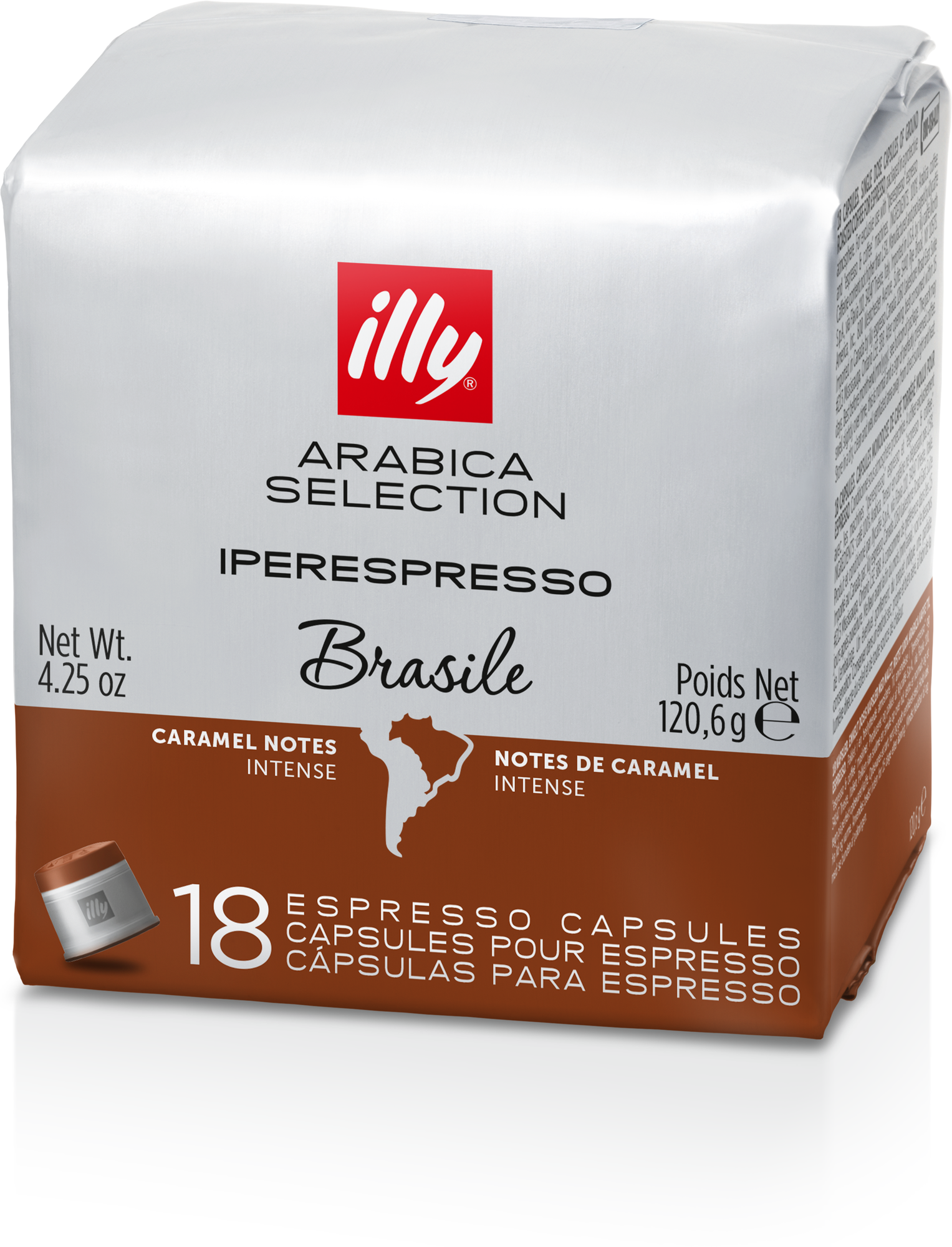 Кофе illy в капсулах ipso home, средней обжарки, Арабика Селекшн, Бразилия, 18 капс - фотография № 3