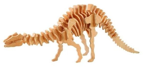 Апатозавр, деревянная модель для сборки Wooden Toys J005