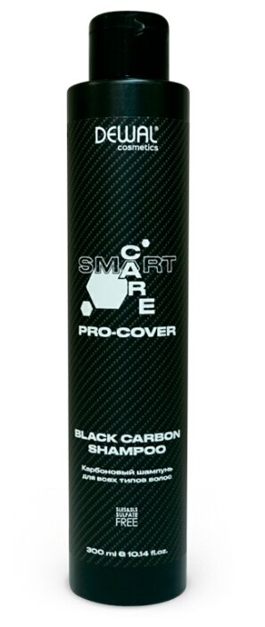 Dewal Cosmetics шампунь Smart Care Pro-Cover Black Carbon, 300 мл