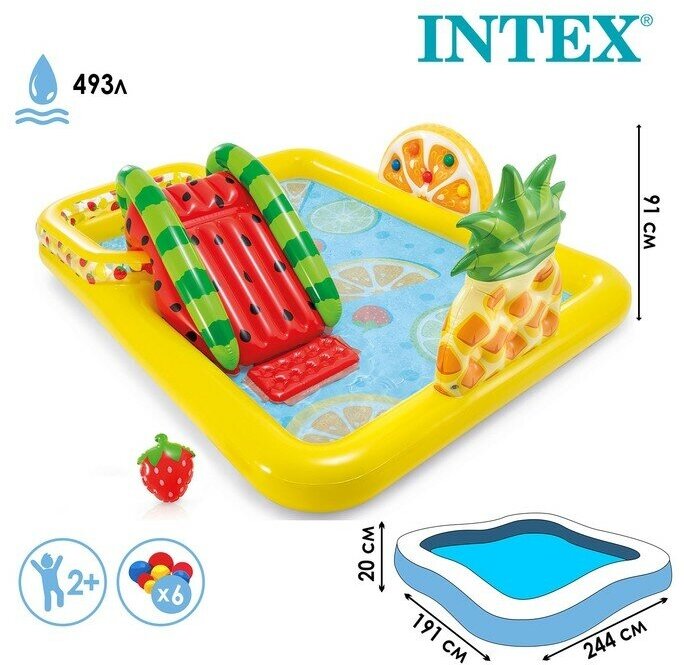 Игровой центр Intex "Тропики" 244х191х91 см