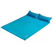 Коврик надувной туристический Naturehike NH18Q010-D с обновленной подушкой голубой, 6927595784457