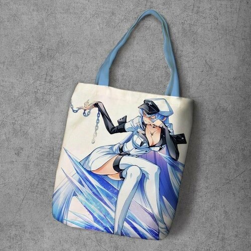 фото Сумка шоппер anime dakimakura, фактура рельефная, мультиколор