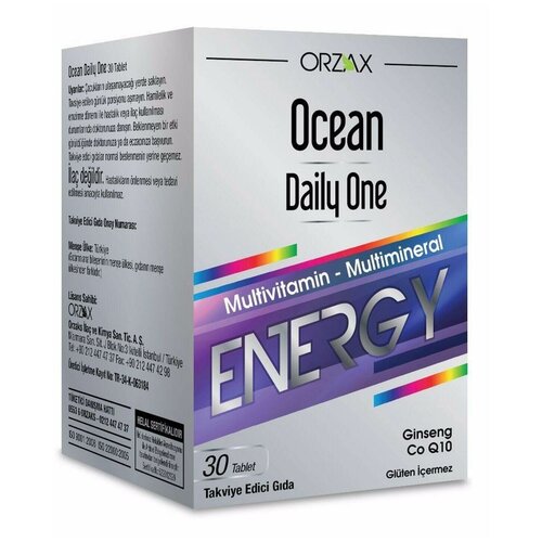 Мультивитамины и минералы (комплекс) OCEAN Daily One Energy, 30 таблеток
