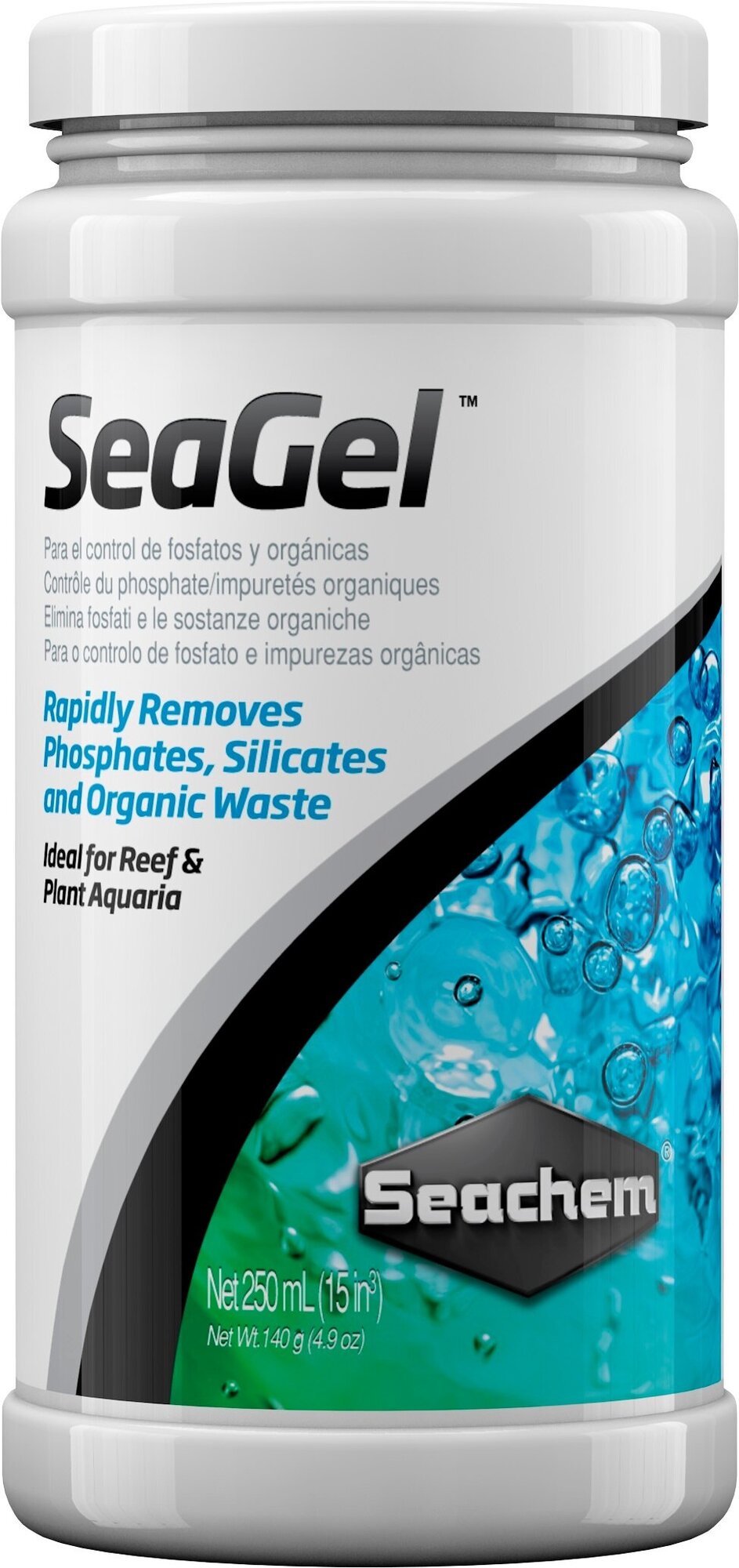 Seachem SeaGel Наполнитель для удаления органических загрязнений и фосфатов, 250мл на 125-250л