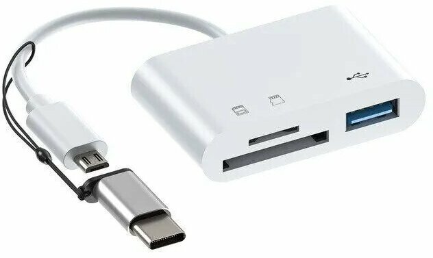 Кардридер универсальный USB Type C Micro USB устройство для чтения SD-карт памяти U-диск OTG адаптер кабель-разветвитель для планшетов конвертер для планшетов